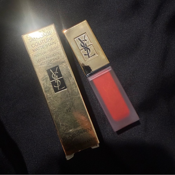 Yves Saint Laurent YSL Tatouage Couture Matte Stain - Red tribe 12 NEW - Picture 1 of 2